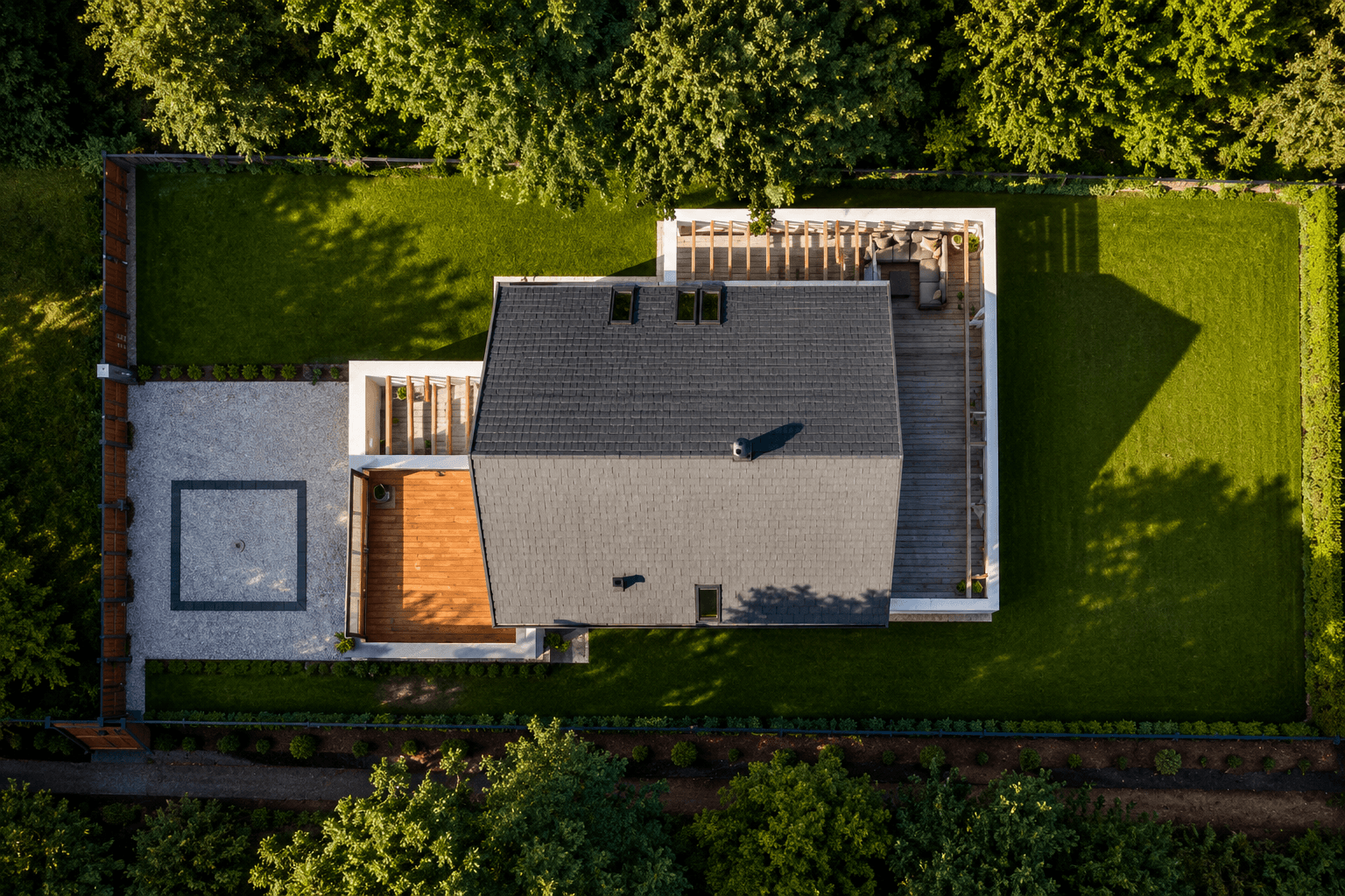 Villa aerial
