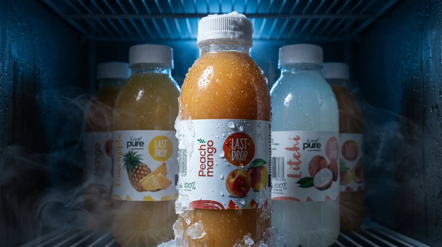 Last Drop fridge after