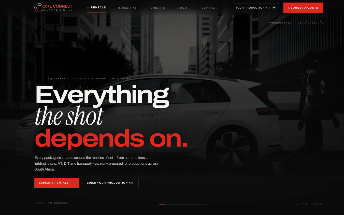 CineConnect website