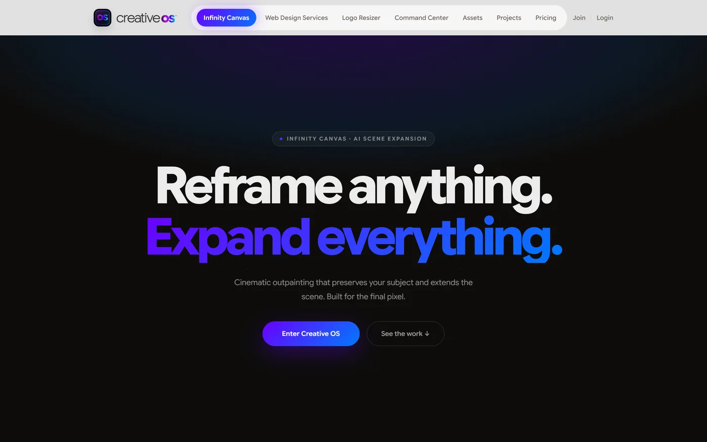 Creative OS website