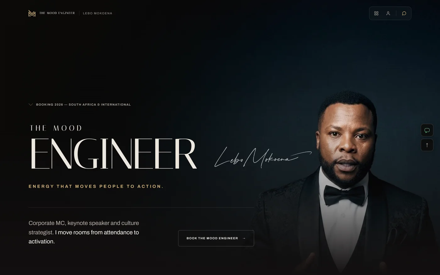 The Mood Engineer website